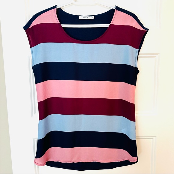 NWOT Striped Tee - Picture 1 of 8